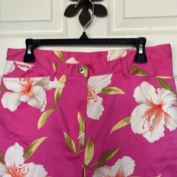 3 for $10 Lauren Ralph Lauren Tropical Style Ladies Capris size 12 - Picture 2 of 12